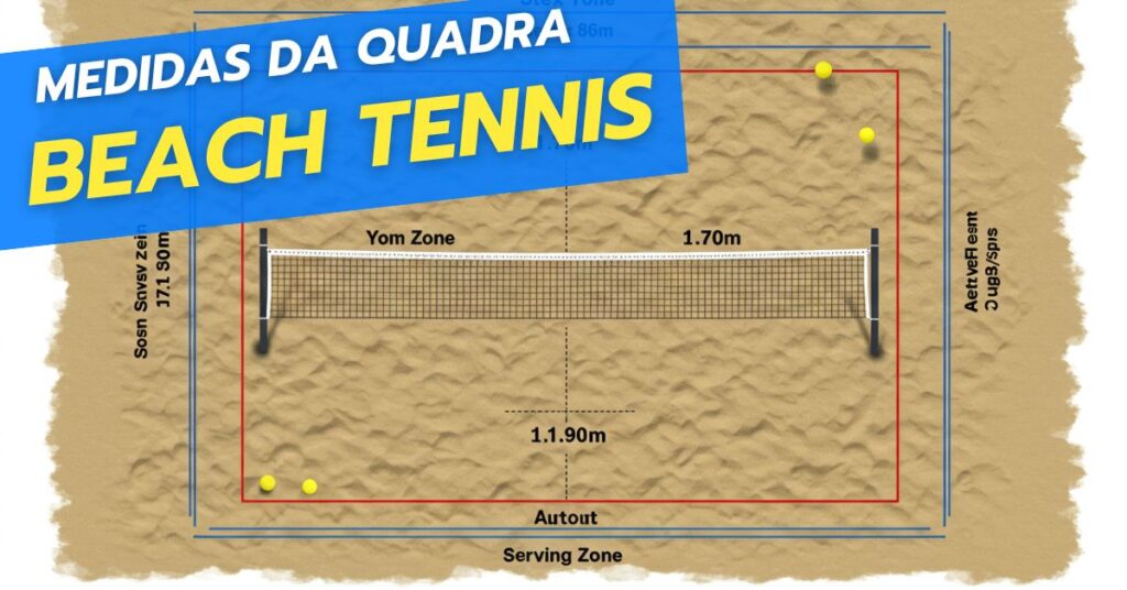 Medidas da quadra de beach tennis: tudo sobre as medidas e a quadra oficial em 2025!