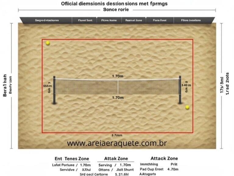 Medidas da quadra de beach tennis: tudo sobre as medidas e a quadra ...
